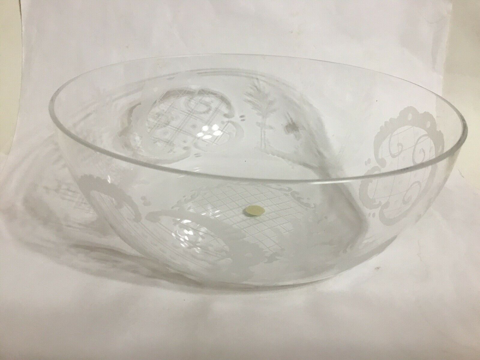 Tiffany Etched Bowl, Purchased 1969 Made In West Germany New