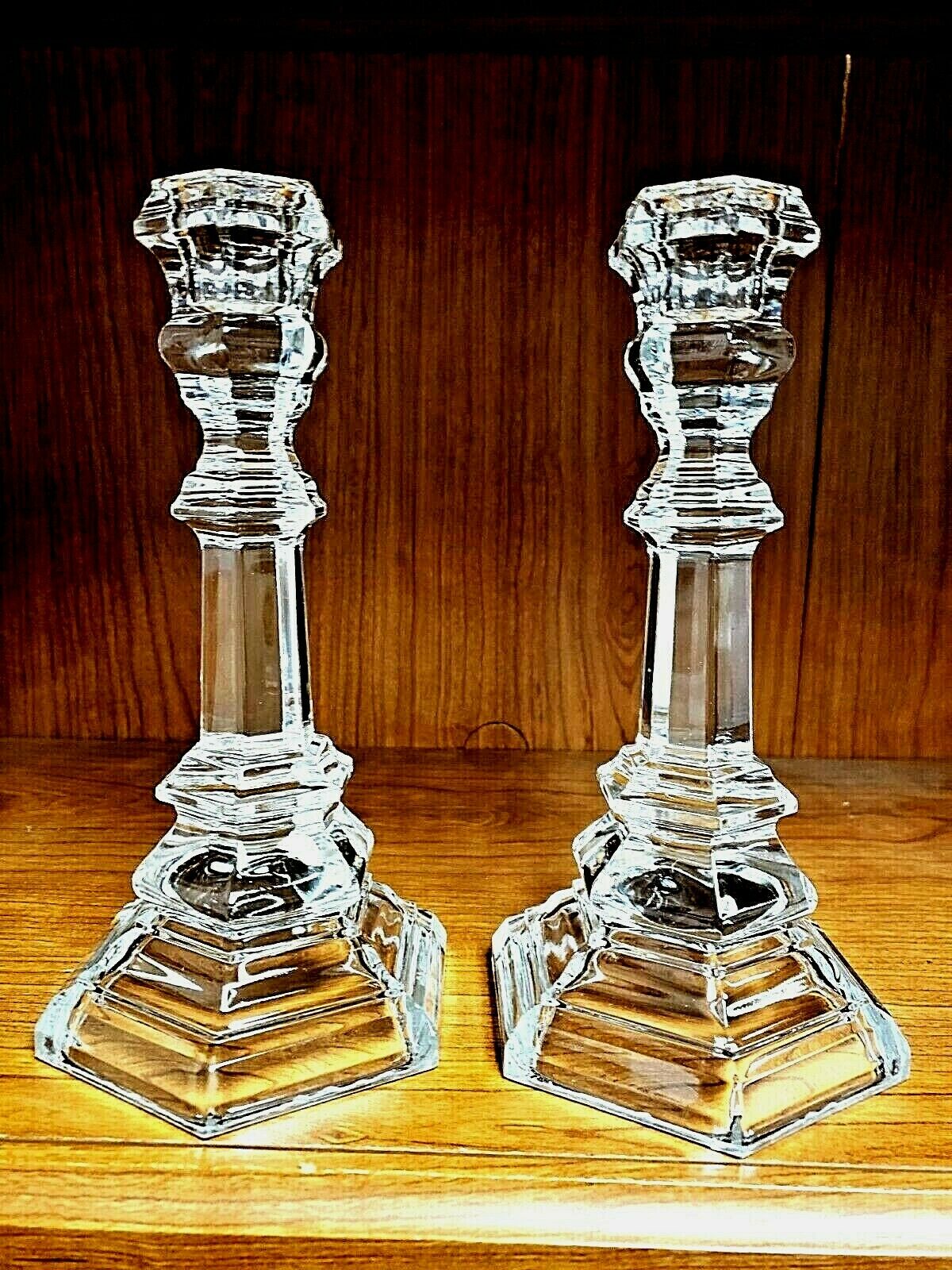 Tiffany & Company Plymouth Crystal Candle Holders ( 2 )