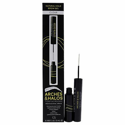 Natural Hold Brow Gel - Clear by Arches and Halos for Unisex - 0.106 oz Gel