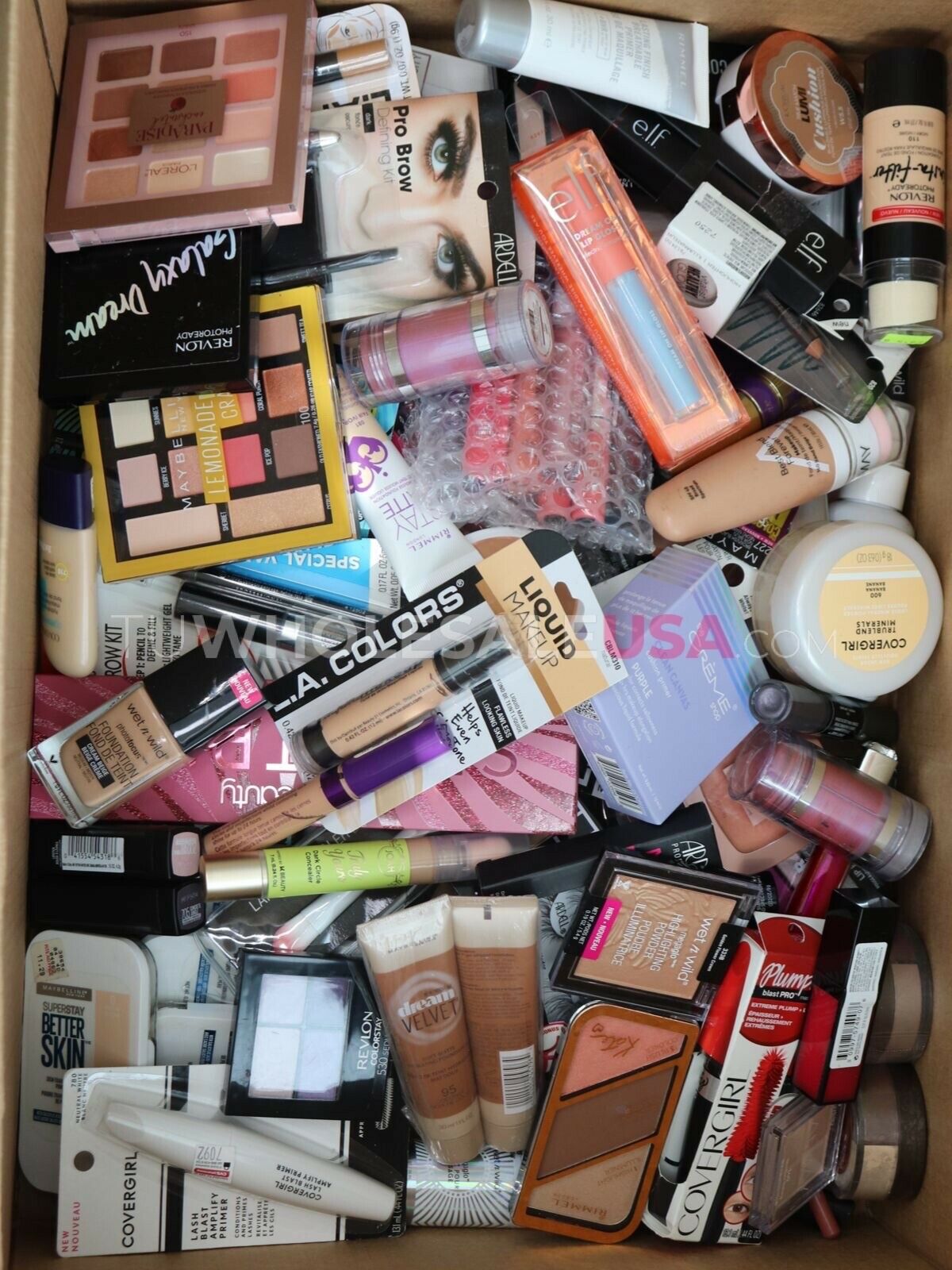 Makeup Lot Assorted | Maybelline, L’oreal, Covergirl And More | 500 PCS Bulk