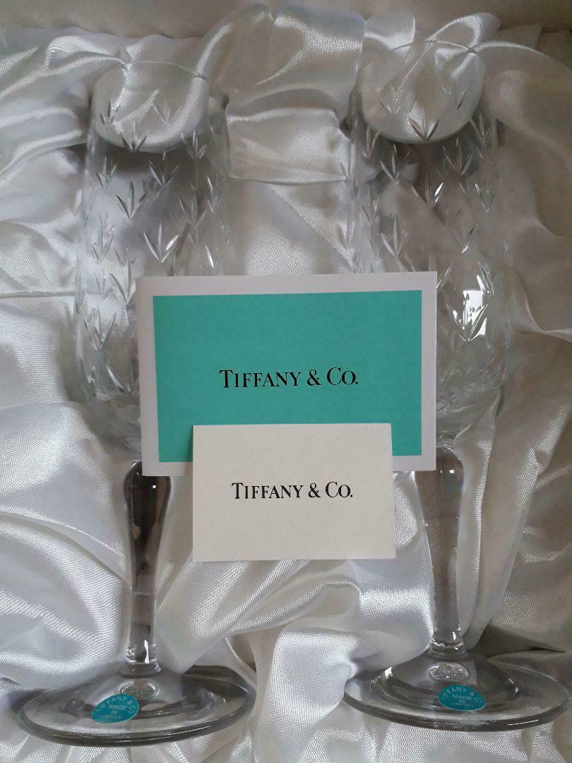 TIFFANY&Co. champagne glass pair set Genuine from Japan