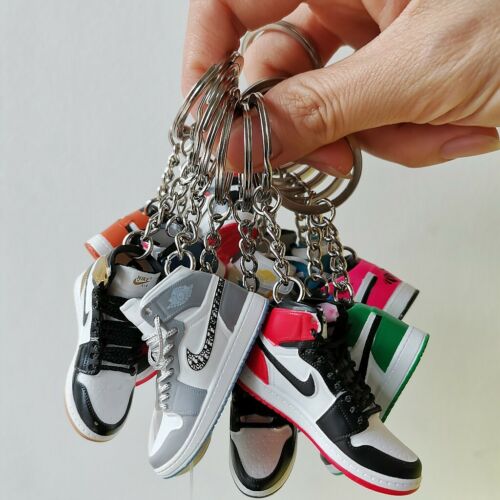 The New Mini 3D Sneaker Keychain Shoe Decoration Handpainted Aj1 Air Jordan