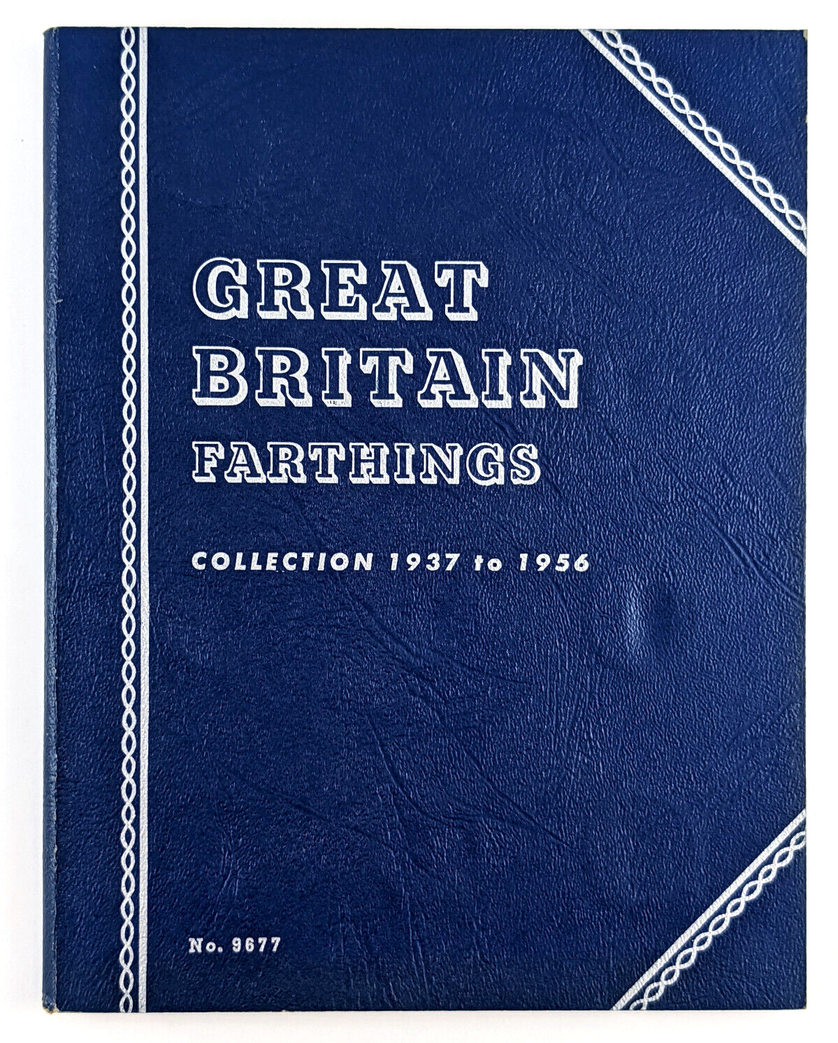 Great Britain Farthings 1937 To 1956 Whitman Coin Album Complete 24 Coins