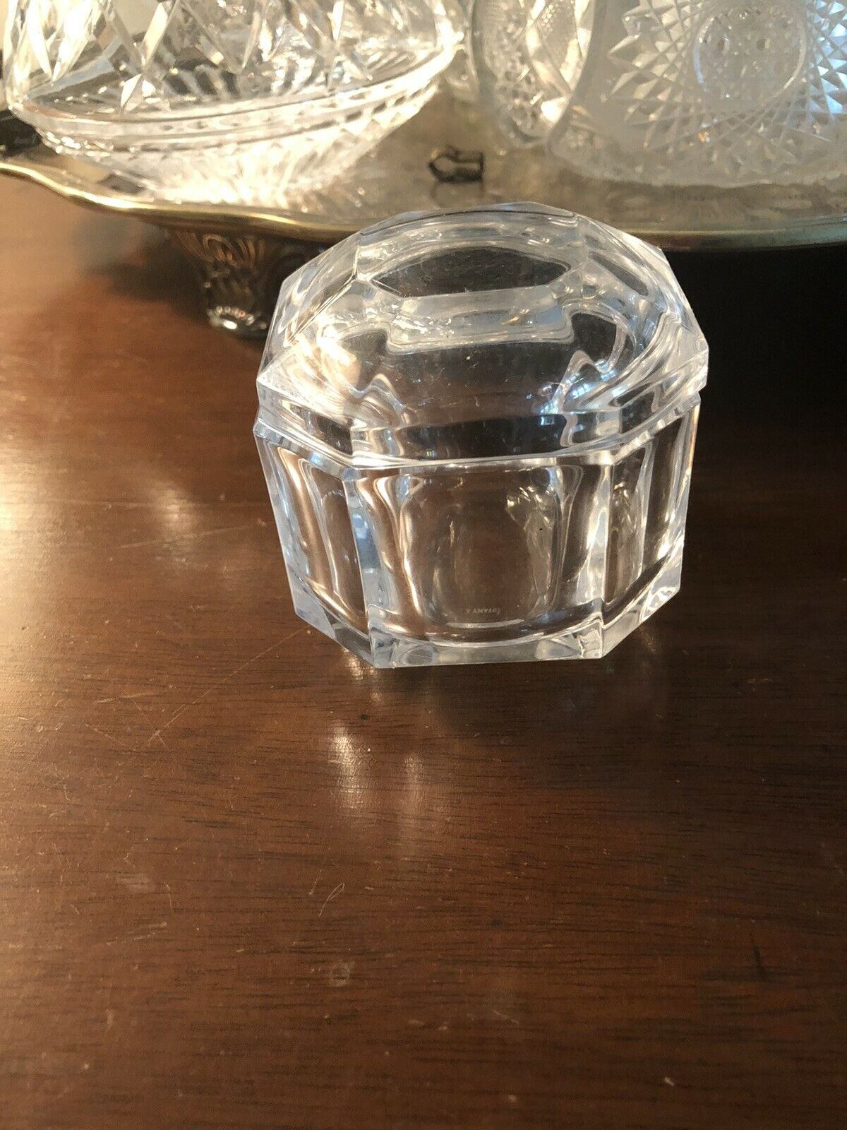 Tiffany & Co. Glass Crystal Gift Box with  Lid..... A Real Beauty!....NEW!!!