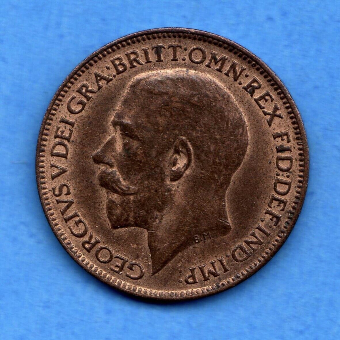 Farthing 1923 Great Britain Coin KM #808.2 - Lustrous