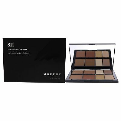 8H Lo-Fi Sculpt and Shimmer Palette by Morphe for Women - 0.99 oz Makeup