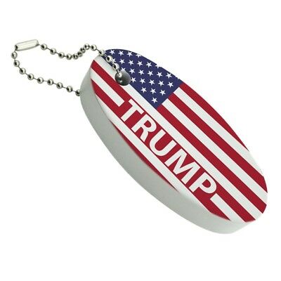 President Trump American Flag Floating Foam Keychain Fishing Boat Buoy Key Float