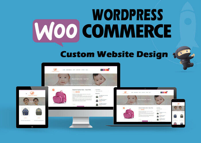 Custom Wordpress Woocommerce Website Design Ecommerce Or General Purpose