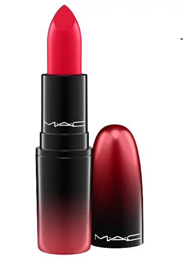 MAC Give me Fever 428 Love Me vivid red lipstick